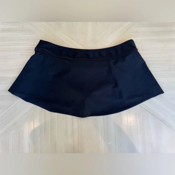 Kona Sol Swim Skirtini - Solid Black Size M - EUC! - Picture 6 of 11